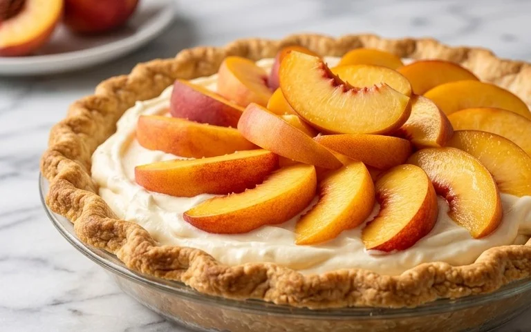 Peaches and Cream Pie