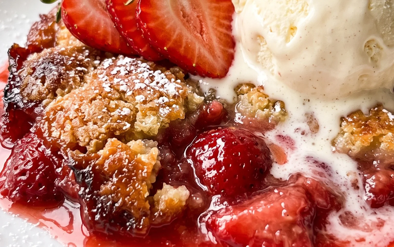 Strawberry Cobbler