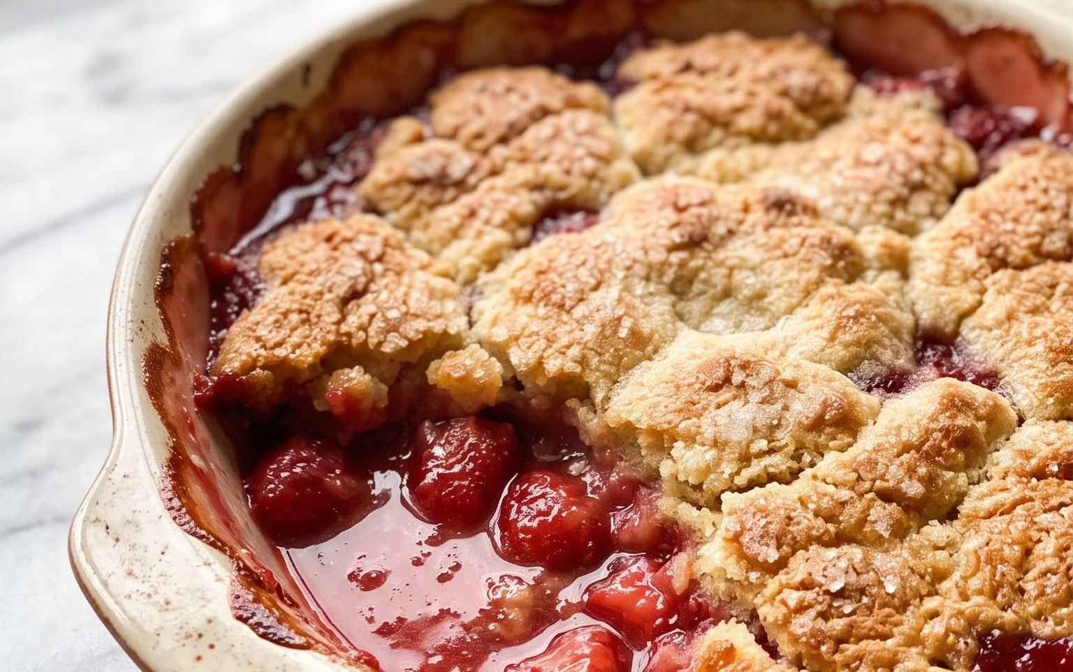 Strawberry Cobbler