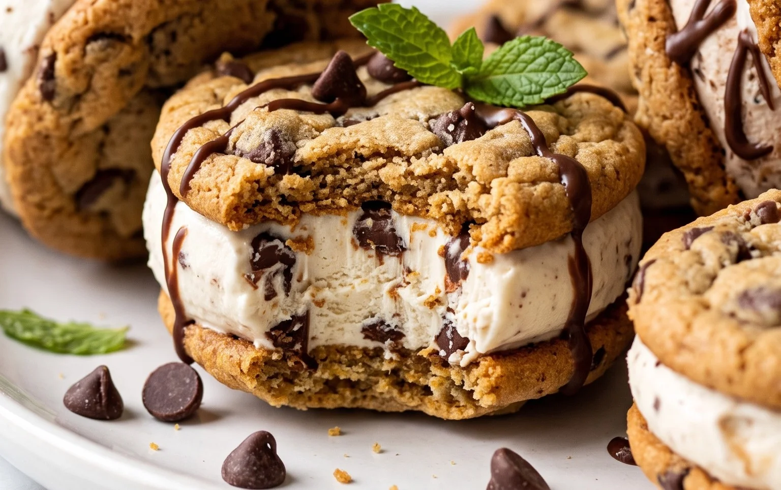 Cookie Ice Cream Sandwiches (Like a Chipwich!)