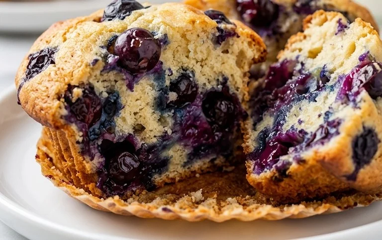 Homemade Blueberry Muffins