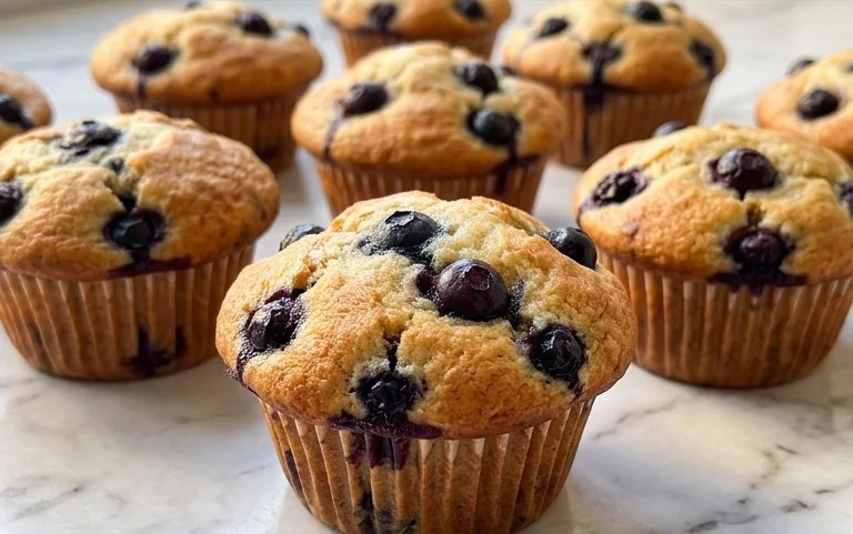 Homemade Blueberry Muffins
