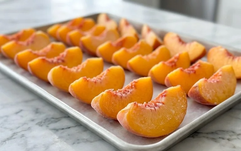 Freezing Peaches, How to Easily Freeze Peaches