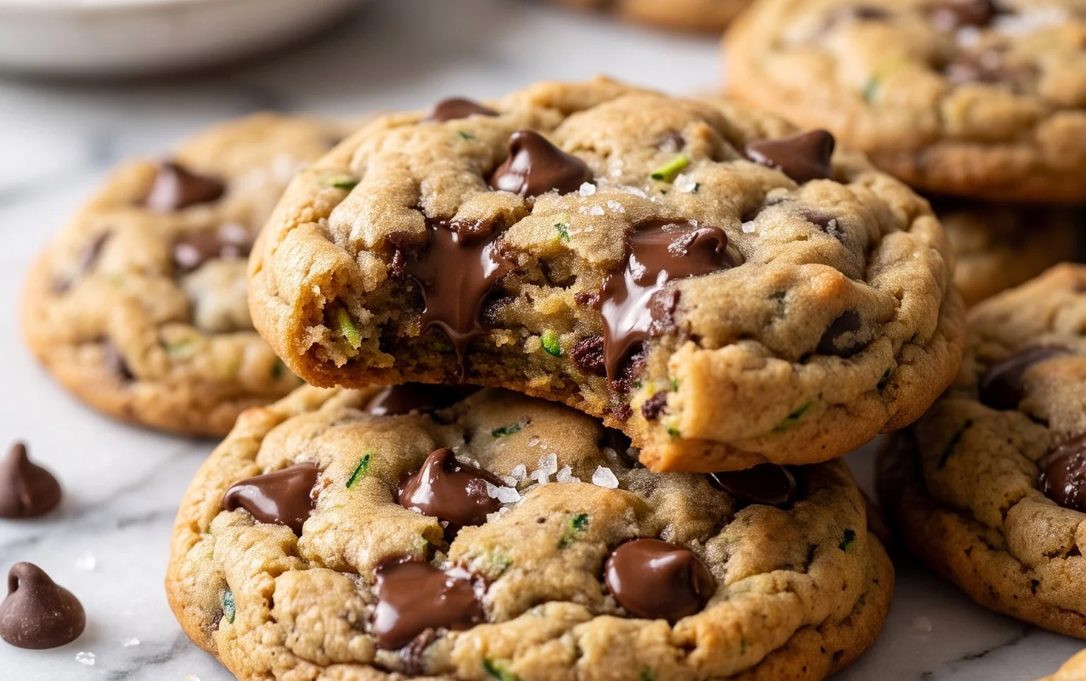 Zucchini Chocolate Chip Cookies