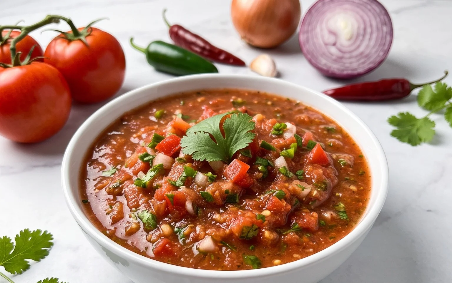Blender Salsa (Restaurant Style Salsa)