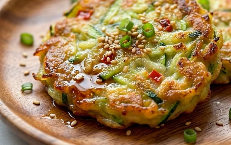 Quick & Easy Korean Zucchini Fritters (Hobak Jeon)