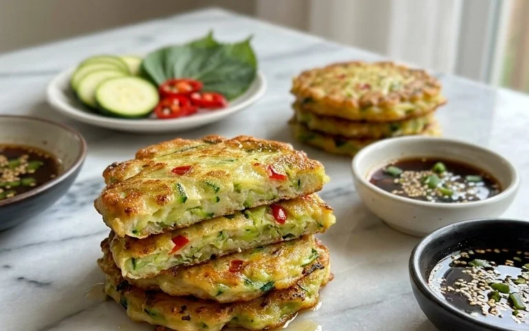 Quick & Easy Korean Zucchini Fritters (Hobak Jeon)