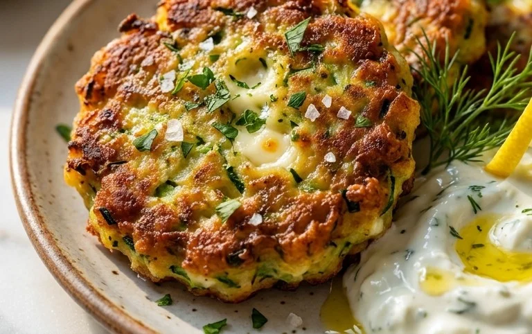 Kolokithokeftedes (Greek Zucchini Fritters)