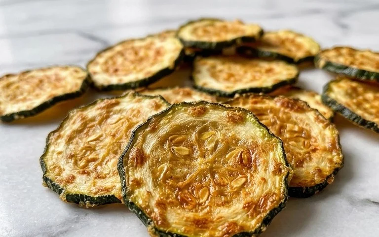 Crispy Baked Zucchini Chips