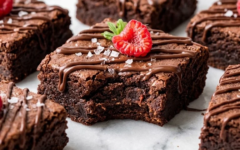 Flourless Chickpea Brownies (Vegan & Gluten Free)