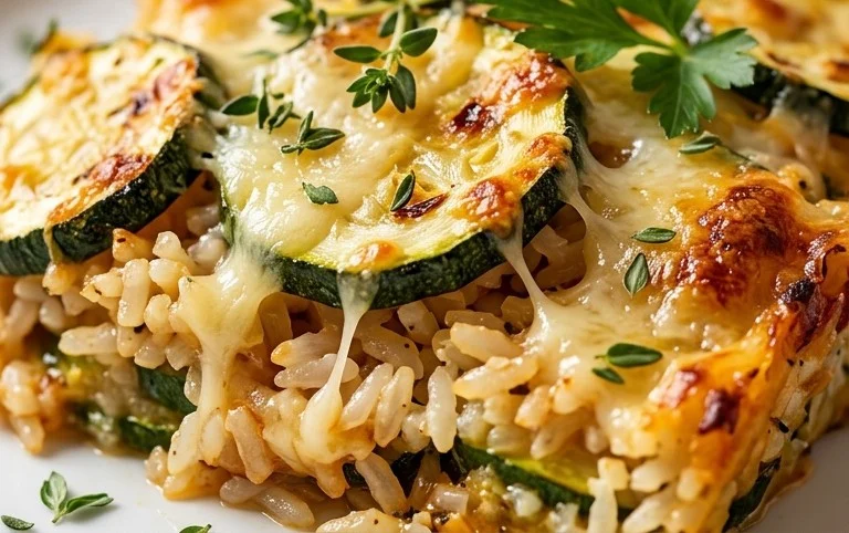 Julia Child's Zucchini and Rice Gratin (Tian de Courgettes au Riz)