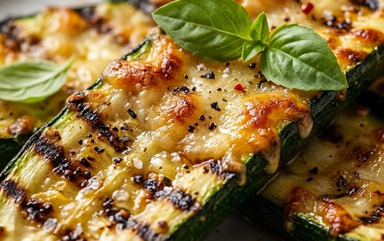 Grilled Zucchini with Parmesan
