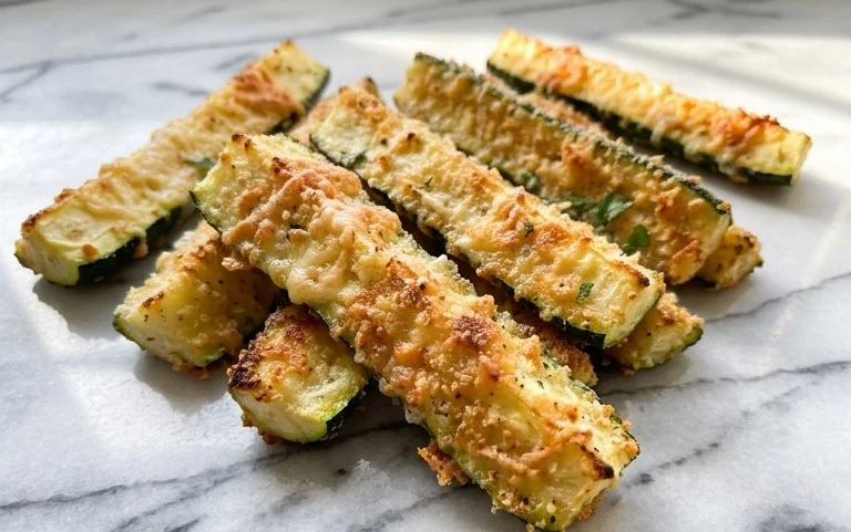 Parmesan Crusted Zucchini Sticks