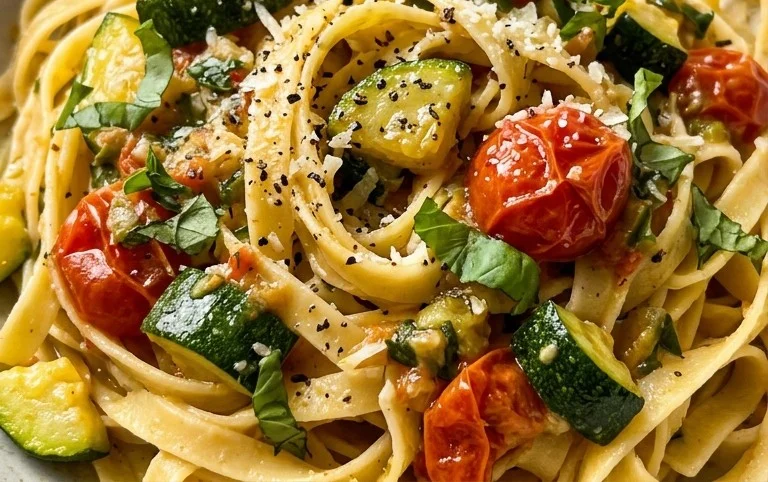 Simple Fresh Zucchini Pasta Sauce