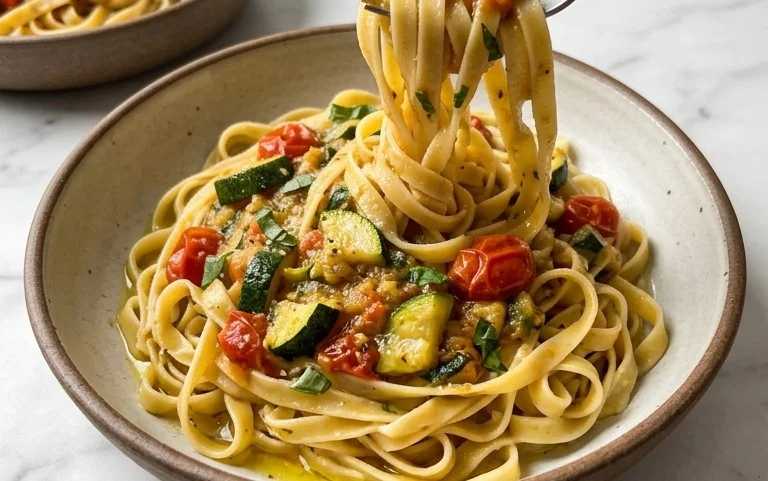 Simple Fresh Zucchini Pasta Sauce