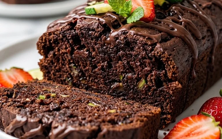 Double Dark Chocolate Zucchini Bread