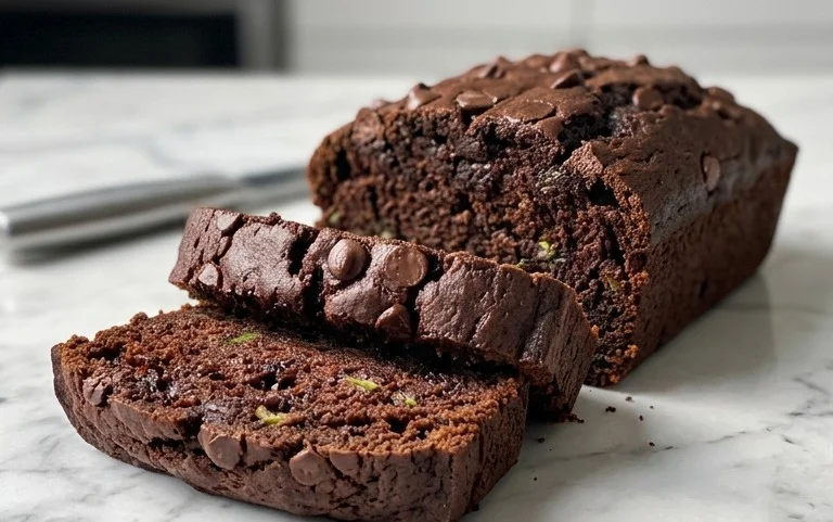 Double Dark Chocolate Zucchini Bread