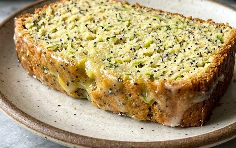 Easy Lemon Poppy Seed Zucchini Bread