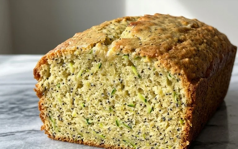 Easy Lemon Poppy Seed Zucchini Bread
