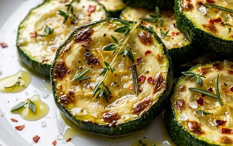 Simple Herb-Infused Roasted Zucchini Recipe