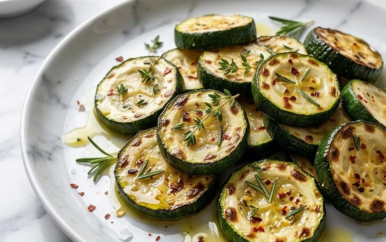 Simple Herb-Infused Roasted Zucchini Recipe