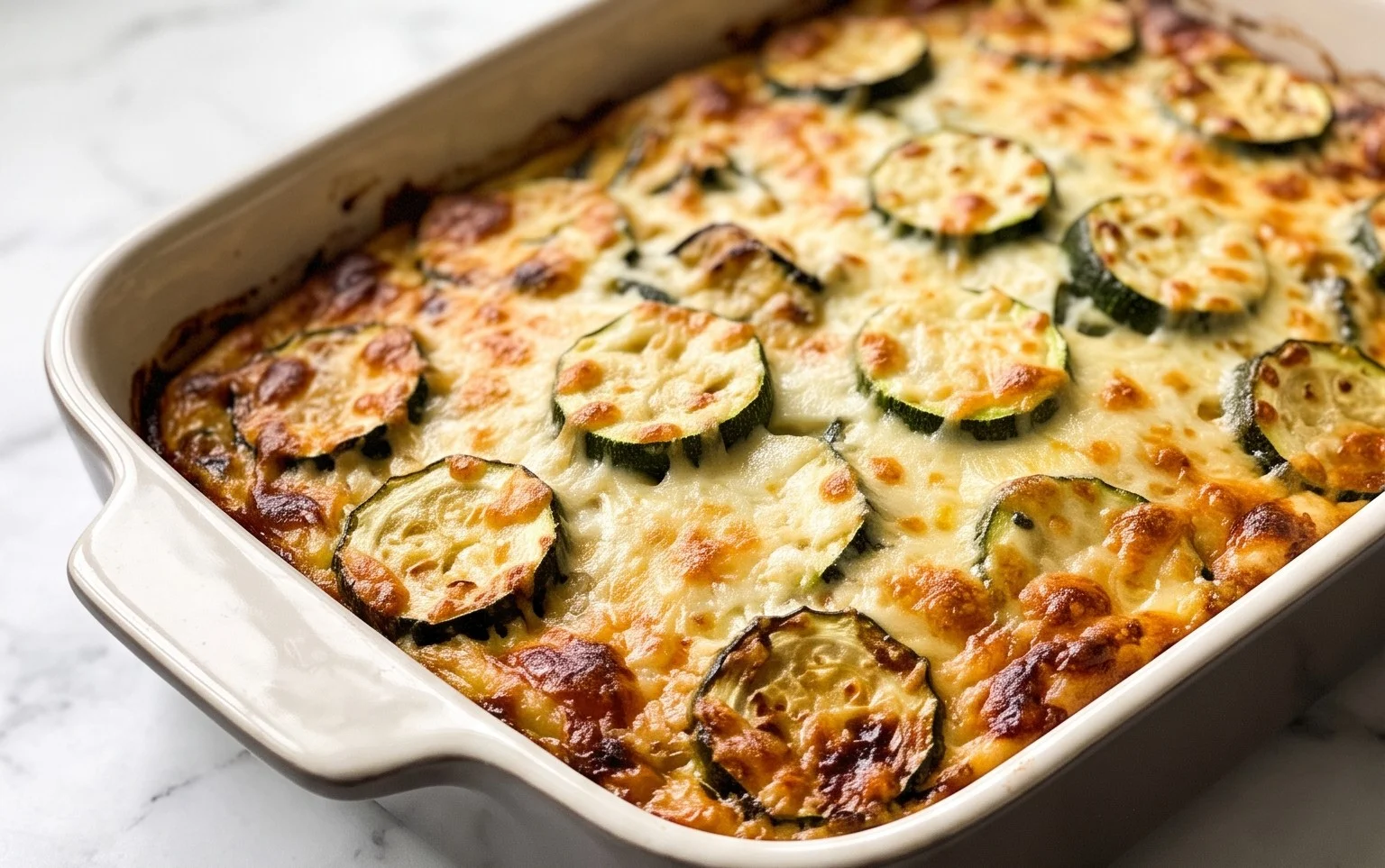 Cheesy Baked Zucchini Casserole