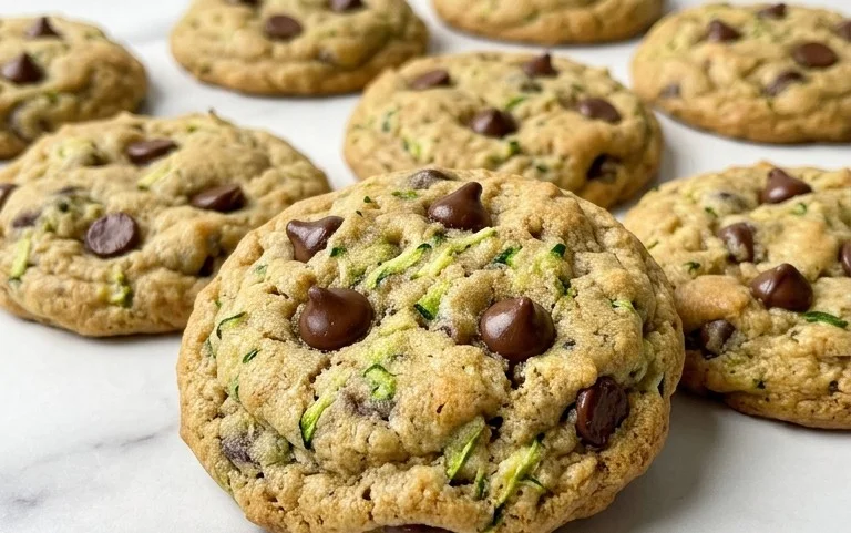 Soft Zucchini Cookies with Chocolate Chips