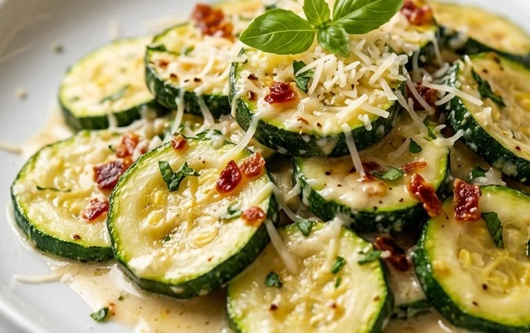 Creamy Parmesan Zucchini