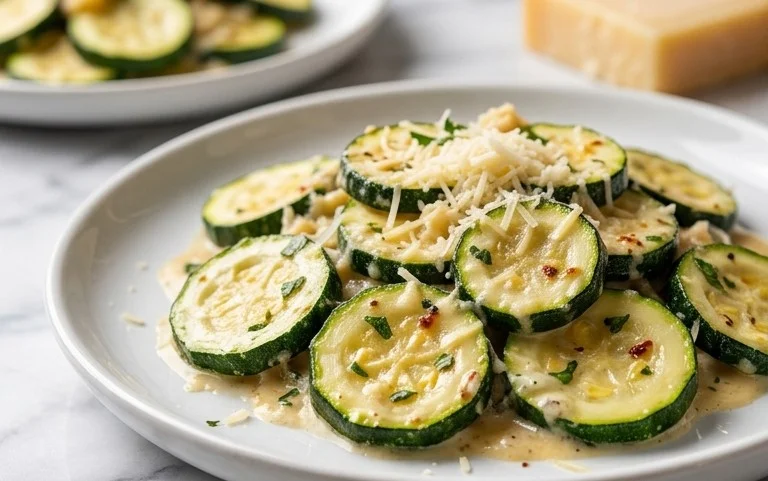 Creamy Parmesan Zucchini