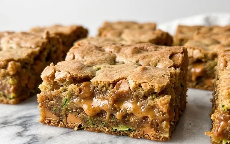 Chewy Butterscotch Zucchini Blondies
